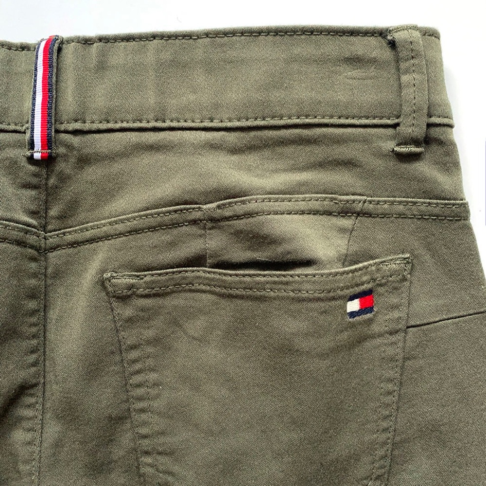 Tommy Hilfiger Women's TH Flex "Waverly" Sateen Skinny Pants Size: 4 - Picture 4 of 8